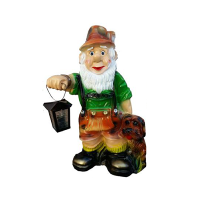 Dārza cīņa, dārza dekora figūra, figūra, roku gleznots jauns 75 cm rūķu statuja.