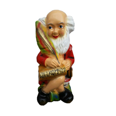 Dārza rūķis 71cm dārza dekora figūras statuja Figuras roku rotāta Jauna.