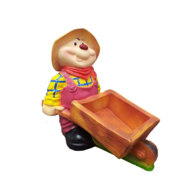 Dārza dekoratīvā figura statuja skulptūras figūras hamsters roku darbs 60 cm