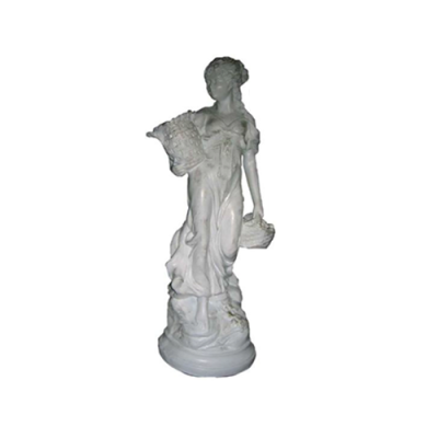 Sieviete ar grozu Deko figūra Statuja Skulptūra 64 cm Figūras Statujas Skulptūras R34