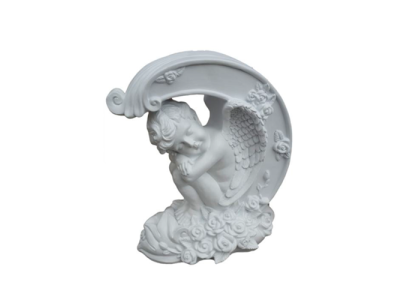 R104 ir dekoratīva figūra, statuja, skulptūra 50 cm, figūras, statujas, skulptūras, engel, bērns, jauna.