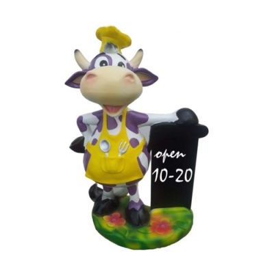 Moderns govs liellops skulptūra statujas dekorācija teļš 55cm plastmasa