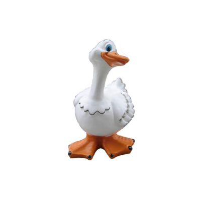 Dekorācijas dārza plastmasas figūras roku gleznots figūra statuja smieklīgs pīle 35 cm jauns