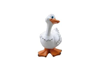 Dekorācijas dārza plastmasas figūras roku gleznots figūra statuja smieklīgs pīle 35 cm jauns