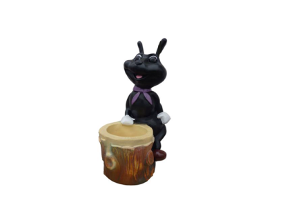 Dārza skudrus 48 cm dārza dekoru figūras statuja figūra roku gleznota Jauna
