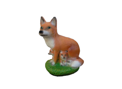 Fokss figūra abstrakti figūri, koka statujas moderna oranža krāsā, 35 cm liela statuja skulptūra.