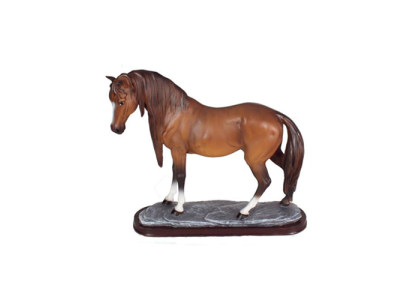Zirgs figūra abstraktas figūras statujas moderns krāsains krāsains jauns 38cm statuja