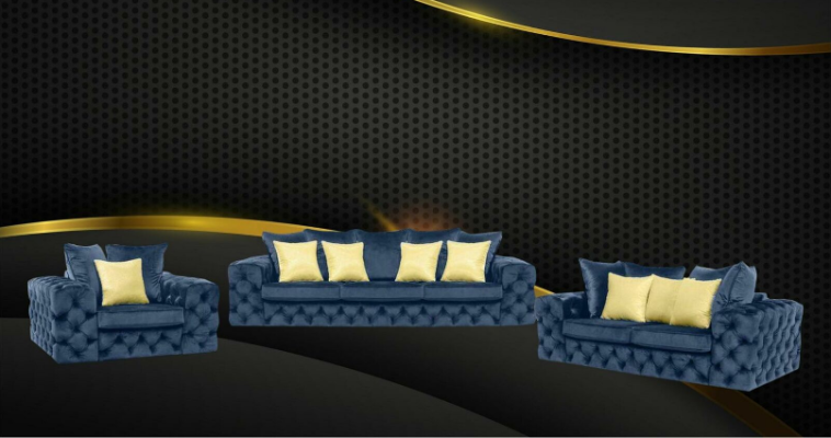 Luksusa 4-vietīgā dīvāna atdzelzs dīvāns āda audums tekstils dīvāni komplektā trīsvietīgi.