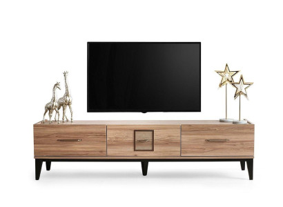 Sideboard TV statīvs RTV Lowboard skapis koka skapis koka galds brūns