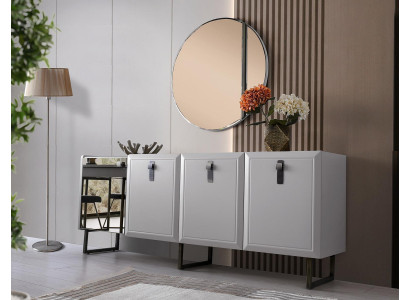 Anketa Sideboard Skapis Spogulis Koks Komoda Moderns Balti Grupa
