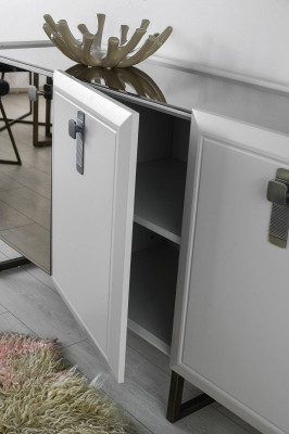 Anketa Sideboard Skapis Spogulis Koks Komoda Moderns Balti Grupa