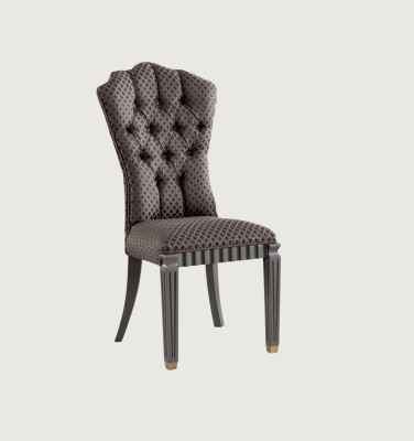 Krēsls Brūns Ēdamistaba Moderns Koka Krēsli Ēdamistabas Dizains Elegants Metāls Jauns