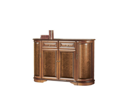 Brūna komoda Antik stils Sideboard Apgādnieks Komodas koka skapis