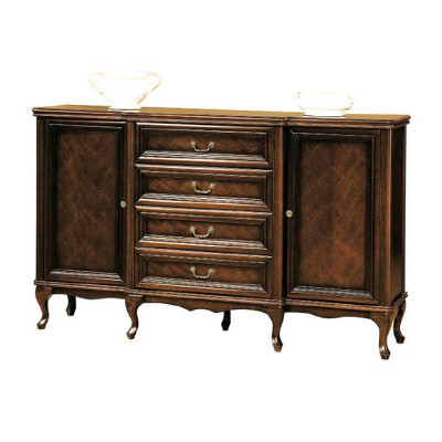 Klasisko ēdamistabas komodu galdu krēsliem vitrīnai Krieviķu modeļi Versaļa1