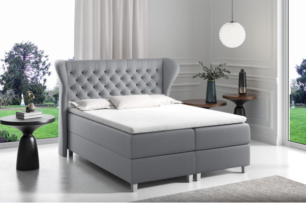 Gulta Chesterfield boxspring mēbeles gultai king izmērs aizbāniem viesnīca jauns guļamistabā