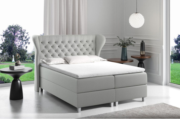 Gulta Chesterfield boxspring mēbeles gultai king izmērs aizbāniem viesnīca jauns guļamistabā