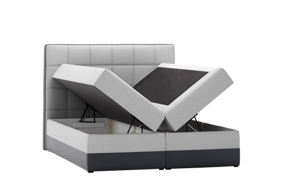 Boxspring gulta dizains divvietīga viesnīcas modernā gulta guļamistabas gultas gultas pārvalks
