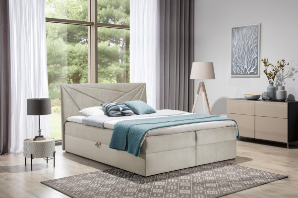 Divgultas gulta ar gultas kasti Boxspring gulta ģimenes gulta Gultas Piespiedu gulta 180cm