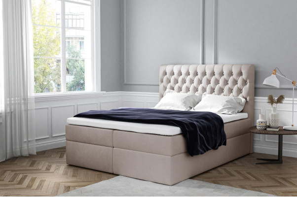 Boxspring gultas Dubultgulta Lauva gulta Gultas karkass Gulta Ar polsteri Gultas 180x200cm