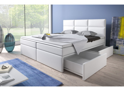 Boxspring gultas gulta polster mākslīgais āžuks dizaineru viesnīca dubultais luksusa dizains jauns