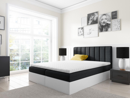 Boxspring divvietīgs gultas divvietīga gulta ar lietusekāstu laulības gulta gultas 180 cm polsteris