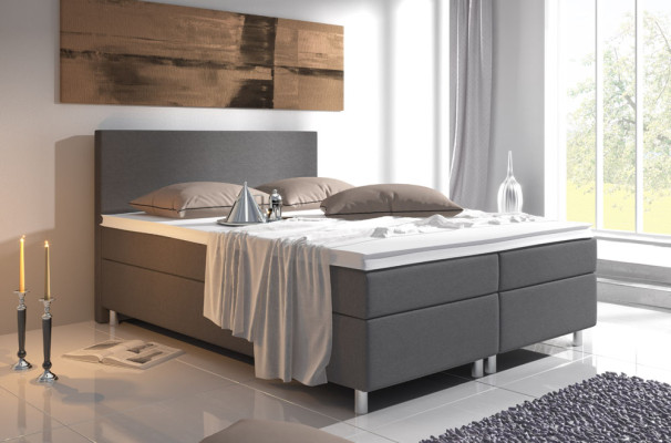 Boxspring gulta Divstāvu viesnīcas luksusa guļamistabas komplekti, kas ietver jaunu matraci.