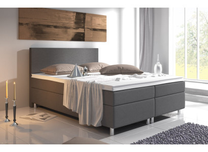 Boxspring gulta Divstāvu viesnīcas luksusa guļamistabas komplekti, kas ietver jaunu matraci.