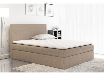 Boxspring gulta Tekstils dizains Dubultā viesnīcas Modernais gulta Guļamistabas Gultas audums