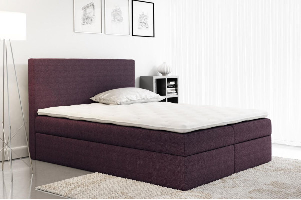 Boxspring gulta Tekstils dizains Dubultā viesnīcas Modernais gulta Guļamistabas Gultas audums