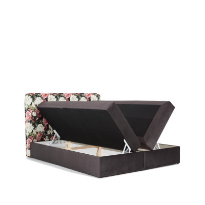 Gulta Boxspring gultā Tekstils Dizains Divstāvu viesnīca Modernā gulta Guļamistabas ziedi
