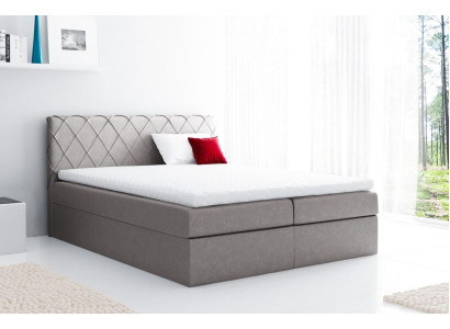 Boxspring gulta Divgultas gulta Lauku gulta Gulta rāmis Gulta Gulta Gultas 200x200cm