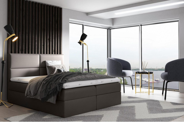 Boxspring gulta Modernais gultas Luxus mēbeles Gulta kastes Gultiņas Polsterbett Doppelbett