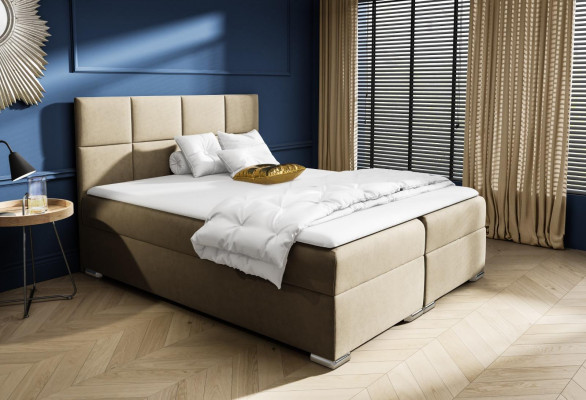 "Boxspring gultas guļamistabas apdare Doppel viesnīca Moderna gulta gultas kastes"