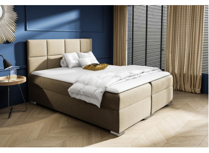 "Boxspring gultas guļamistabas apdare Doppel viesnīca Moderna gulta gultas kastes"