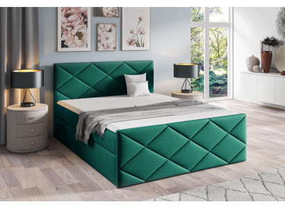 Gulta Gultas kaste Boxspring gulta 180x200 Guļamistaba Dizains Divstāva Moderns