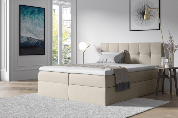 Materiāls boxspring gultas tekstila dizains divvieta viesnīcas guļamistabā moderns gultas guļ.