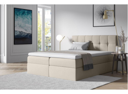 Materiāls boxspring gultas tekstila dizains divvieta viesnīcas guļamistabā moderns gultas guļ.