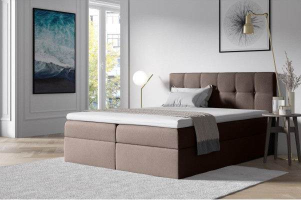 Materiāls boxspring gultas tekstila dizains divvieta viesnīcas guļamistabā moderns gultas guļ.