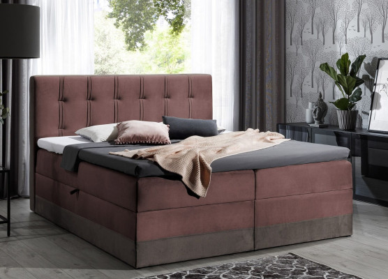 Boxspring gulta Mēbeles Dubultā viesnīca 180x200 Guļamistabas gulta ar gultas kasti Jauns