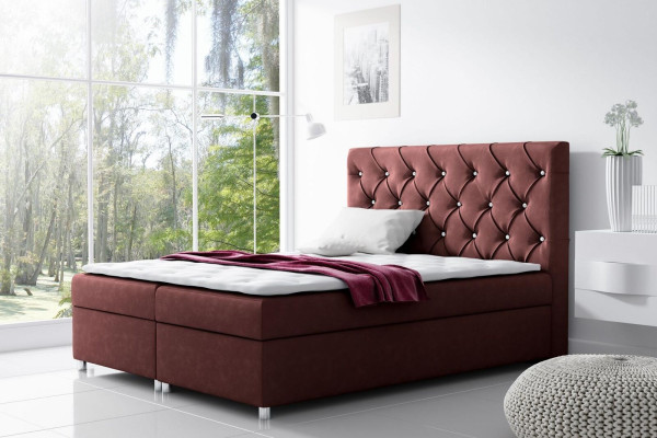 Chesterfield gulta Moderna kastu gulta Divguļamais galds Gulta 200x200 Jaunais