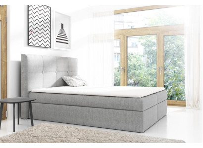 Boxspringviesīgais gultas dizains Dubulta viesnīcas Modernais gulta guļamistabas gultas 160cm.