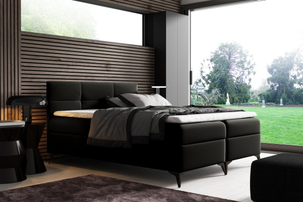 Gulta ar gultas kasti 180x200 Boxspring gulta Dizaina Dubultgulta Viesnīcai Moderns Gultas Jaunas