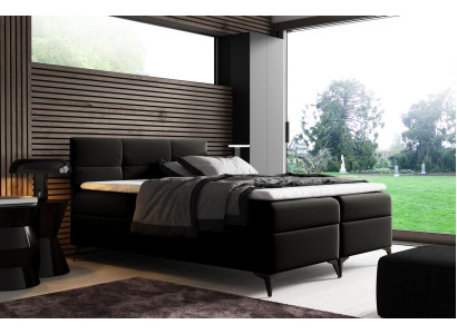 Gulta ar gultas kasti 180x200 Boxspring gulta Dizaina Dubultgulta Viesnīcai Moderns Gultas Jaunas