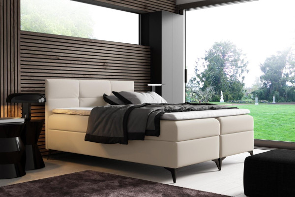 Gulta ar gultas kasti 180x200 Boxspring gulta Dizaina Dubultgulta Viesnīcai Moderns Gultas Jaunas