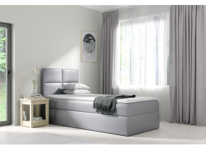 Gulta Gultas kaste Guļamistaba Dizains Viesnīca Viena persona 80 cm Jauniešu gulta Boxspring gulta