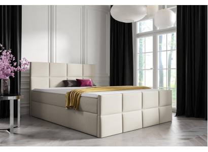 Gulta Gultas kaste Boxspring gulta Guļamistaba Polster Dizains Dubultā viesnīca Moderns