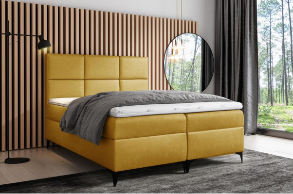 Boxspring gulta Tekstils dizains Dubulta viesnīca Moderna gulta Gulējamie gultiņi 200x200
