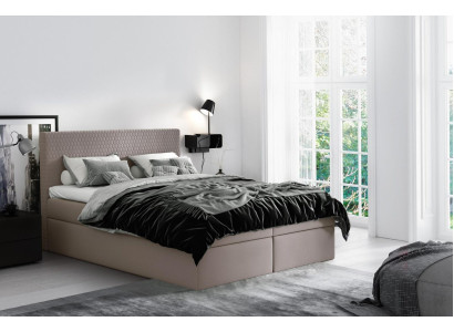 Boxspring gulta tekstils dizains dubultā viesnīca moderna gulta guļamistaba gultas 160x200
