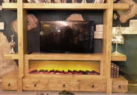 Dzīvojamā istaba tv koka skapja siena mēbeles TV skapi 240x205 papildu siena