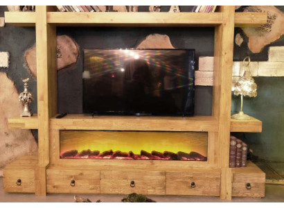 Dzīvojamā istaba tv koka skapja siena mēbeles TV skapi 240x205 papildu siena